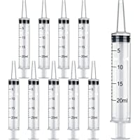 10 Piezas Jeringa de Plástico Jeringa de Medición Líquida con Medida para Laboratorios Científicos y Medición de…